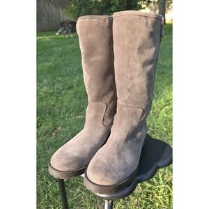 Vionic Womens Boots Gray Suede 8.5
